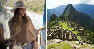 Alondra Garca Mir viaja a Machu Picchu con su novio millonario.