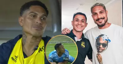 La desgarradora reaccin de Paolo Guerrero tras la lesin del volante en Trujill