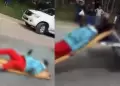 Mujer cae de camioneta de Serenazgo con todo y camilla