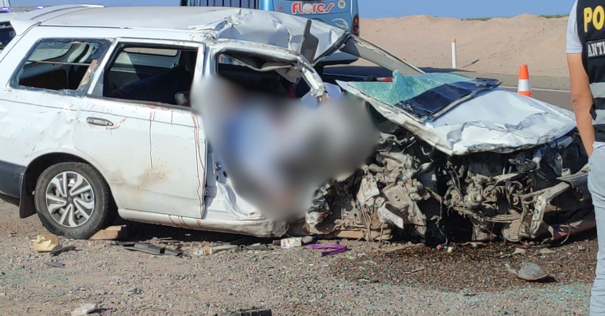 ¡Lamentable! Un muerto y 4 heridos deja terrible choque vehicular cerca ...