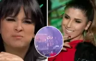 Terrible! Daniela Darcourt pas incmodo momento al ser confundida con Yahaira Plasencia en pleno concierto (VIDEO)