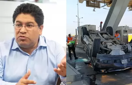 Alcalde de Puente Piedra se encuentra no habido tras accidente.