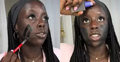 Critican base de maquillaje totalmente negra.