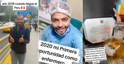 Venezolano cuenta su historia de superacin en Per.