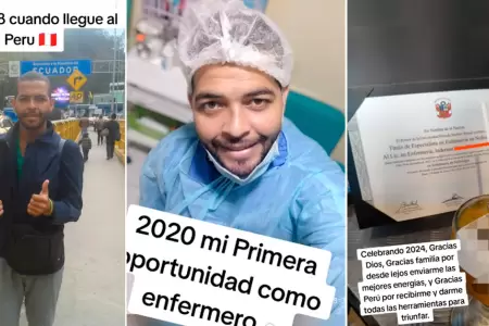 Venezolano cuenta su historia de superacin en Per.