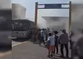 Pnico en el Metropolitano! Bus se incendia en Parque del Trabajo y pasajeros huyen por ventanas