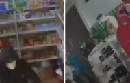 Justo a tiempo! Sujetos intentan asaltar minimarket, pero PNP frustra robo y detiene a los implicados