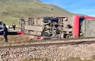 Tragedia en Puno: Lamentable! Al menos 10 fallecidos deja vuelco de bus en va Juliaca-Cusco