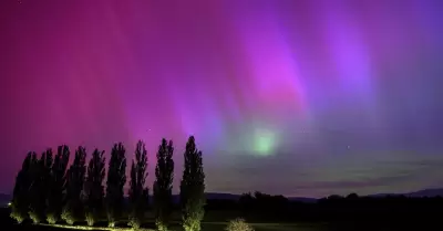 Aurora boreal en Francia.
