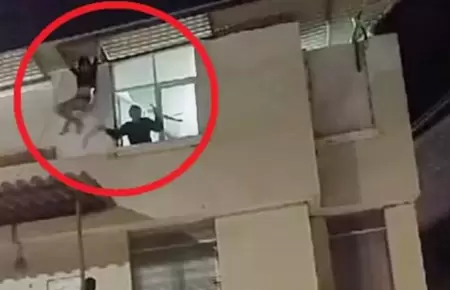 Mujer intent saltar de tercer piso para evitar ser abusada.