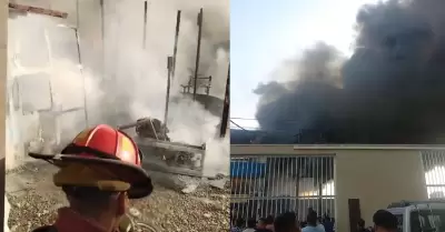 Incendio en Cercado de Lima.