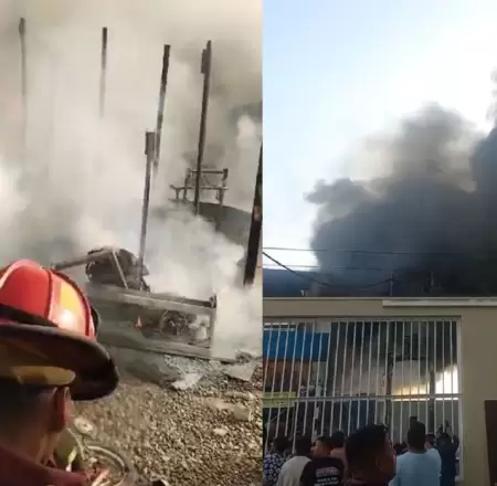 Incendio en Cercado de Lima.