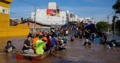 Inundaciones en Brasil.