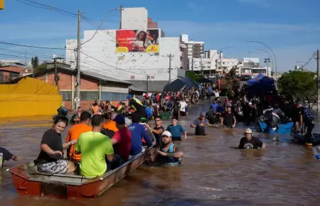 Inundaciones en Brasil.