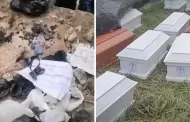 Impactante! Hallan rituales de hechicera en tumbas de conocido cementerio: haba muecos vud y ms (VIDEO)