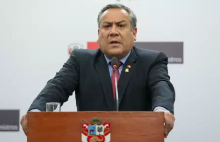 Gustavo Adrianzn justifica "alta rotacin" de ministros en el Mininter.