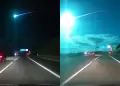 �Impresionante! Meteoro brillante cruz� el cielo y convirti� la noche en d�a por unos segundos (VIDEO)