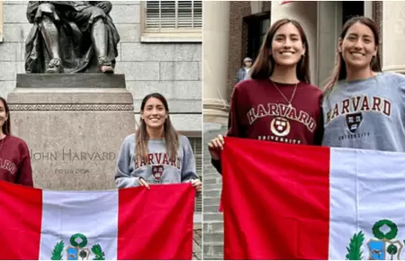Mellizas peruanas hacen historia al ingresar juntas a Harvard