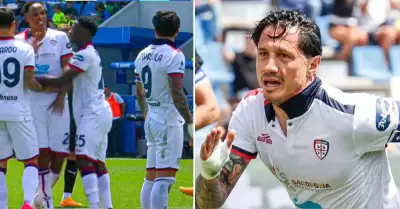 Hinchas defienden a Gianluca Lapadula por ataque de Yerry Mina.