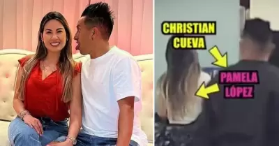 Christian Cueva y Pamela Lpez se lucen nuevamente juntos.