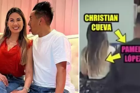 Christian Cueva y Pamela Lpez se lucen nuevamente juntos.