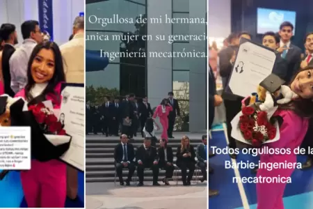 nica joven graduada en Ingeniera Mecatrnica en Mxico.