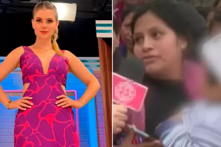 Brunella Horna promete enviar ayuda a mam de Ticlio Chico.