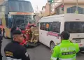 Huancayo: �Terrible! Bus interprovincial choca contra combi y deja tres personas heridas