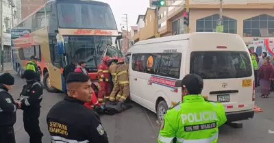 Accidente en Huancayo