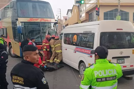 Accidente en Huancayo