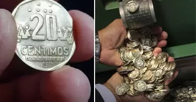 Moneda de 1 sol y 20 cntimos son las mas buscadas en el Per.