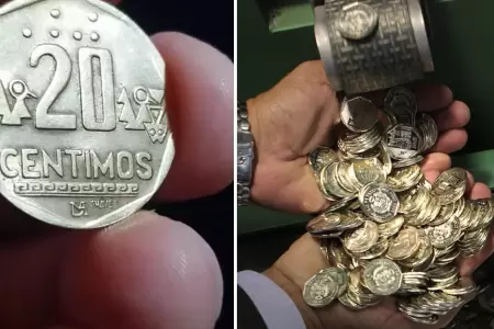 Moneda de 1 sol y 20 cntimos son las mas buscadas en el Per.
