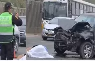 Lurigancho - Chosica: Trgico accidente en la autopista Ramiro Prial deja un fallecido y un herido