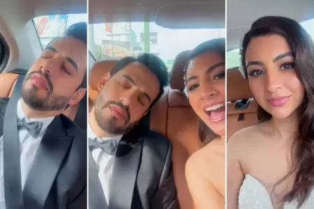 Novio se queda dormido camino a su boda.