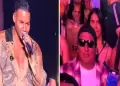�Emocionante! Romeo Santos sorprende a Jorge Luna en pleno concierto en EE. UU. y le pide que bese a su esposa EN VIVO