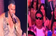 Emocionante! Romeo Santos sorprende a Jorge Luna en pleno concierto en EE. UU. y le pide que bese a su esposa EN VIVO