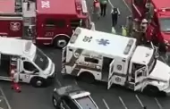 Pueblo Libre: Terrible! Choque entre patrullero y ambulancia deja cinco heridos, entre ellos policas