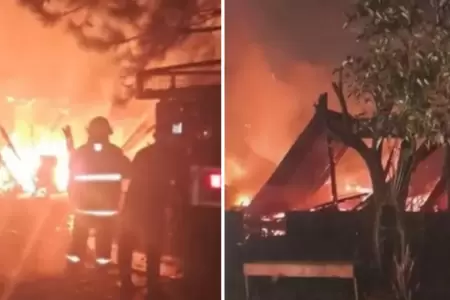 hombre incendia su casa a pesar de que sus hijos se encontraban adentro.