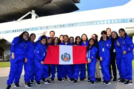Escolares peruanos en la NASA
