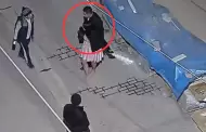 Mujer se agarra a GOLPES con dos DELINCUENTES para defender a su pareja: Cmara capt todo