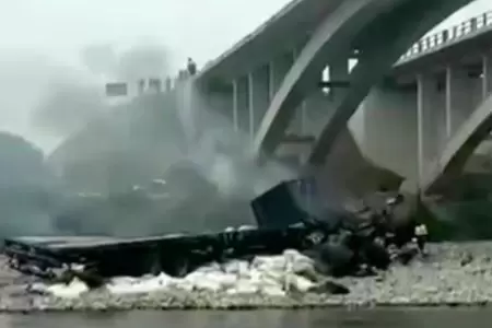 Accidente en Puente Clarita