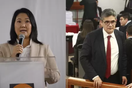 Jos Domingo Prez y Keiko Fujimori.