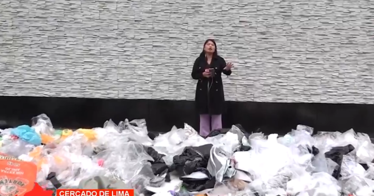 ¡Lamentable! Calles del Cercado de Lima lucen repletas de basura tras ...