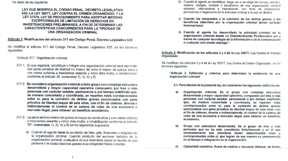 Nueva reforma a Ley contra el Crimen Organizado no permitir a los fiscales solicitar el bloqueo de cuentas.