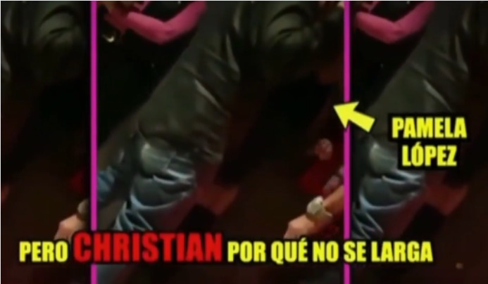 As reaccion Pamela Lpez tras escena de celos de Christian Cueva.