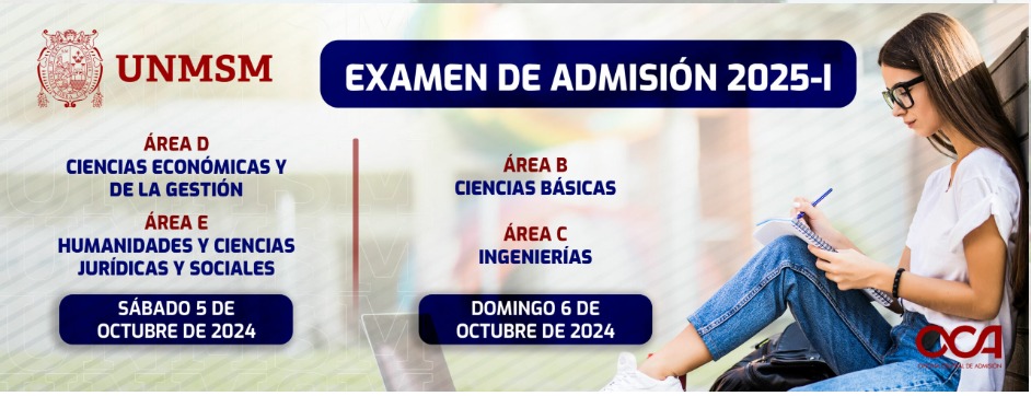 UNMSM anuncia fechas para prximo examen de admisin.