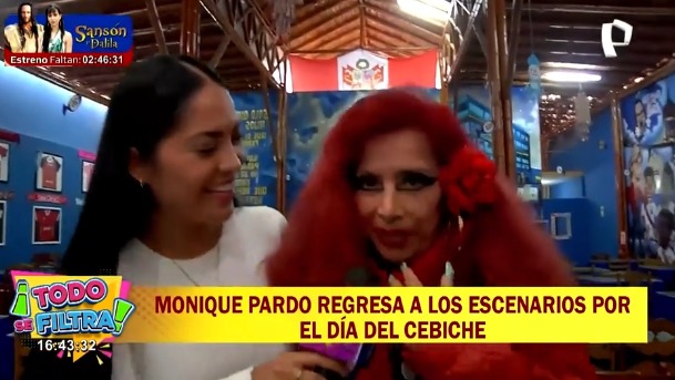 Monique Pardo reaparece en televisión nacional - Fuente: Todo Se Filtra.