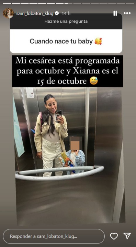 Samahara Lobaton revela que su parto ser por cesrea.