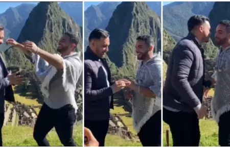 Propuesta de matrimonio en Machu Picchu