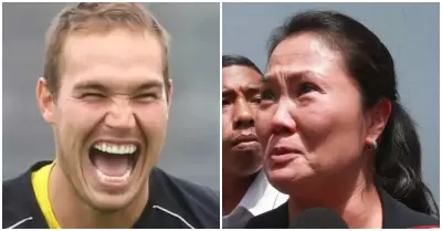 George Forsyth y la vez que enfrent a Keiko Fujimori